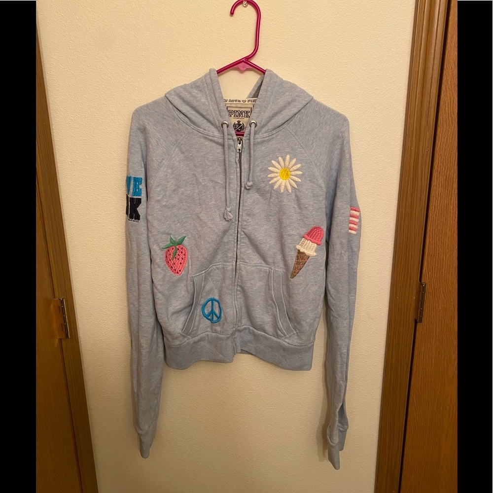 Victoria Secret PINK Embroidered Sweatshirt
